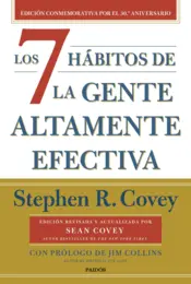 Portada Los 7 hábitos de la gente altamente efectiva (30.º aniversario)