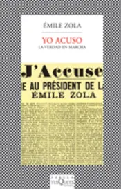 Portada Yo acuso. la verdad en marcha