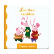 Portada LOS TRES CERDITOS LIBRO DE CARTON ACOLCHADO